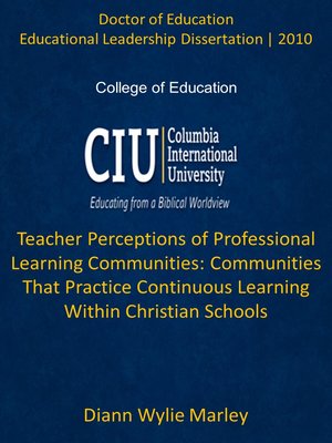 cover image of Teacher Perceptions of Professional Learning Communities: